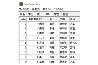 セーブデータエディタ